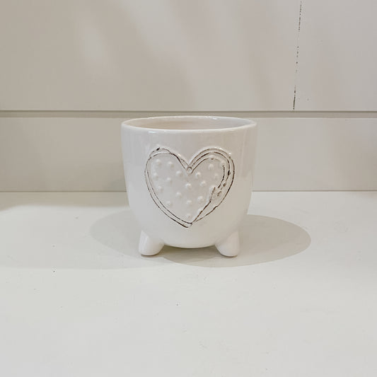 Small Heart Plant Pot