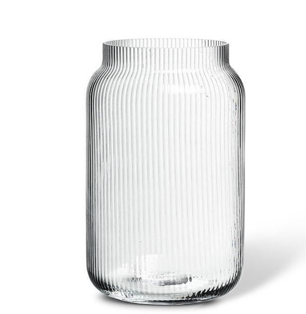 Large Narrow Optic Jar Vase