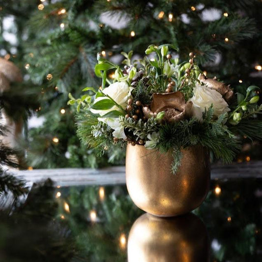 "A Golden Noel" Floral Arrangement