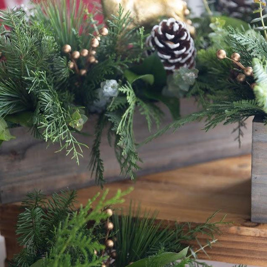 "Rustic Winter's Charm" Floral Arrangement