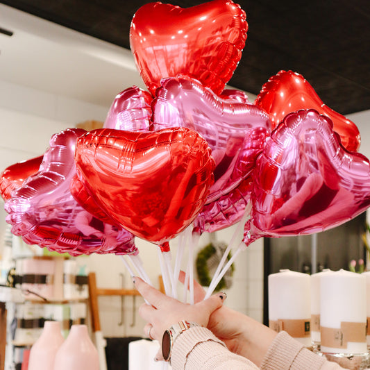 Mylar Balloon Heart Add-On