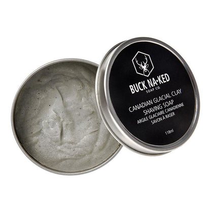 Buck Naked Canadian Glacial Clay Shave Soap